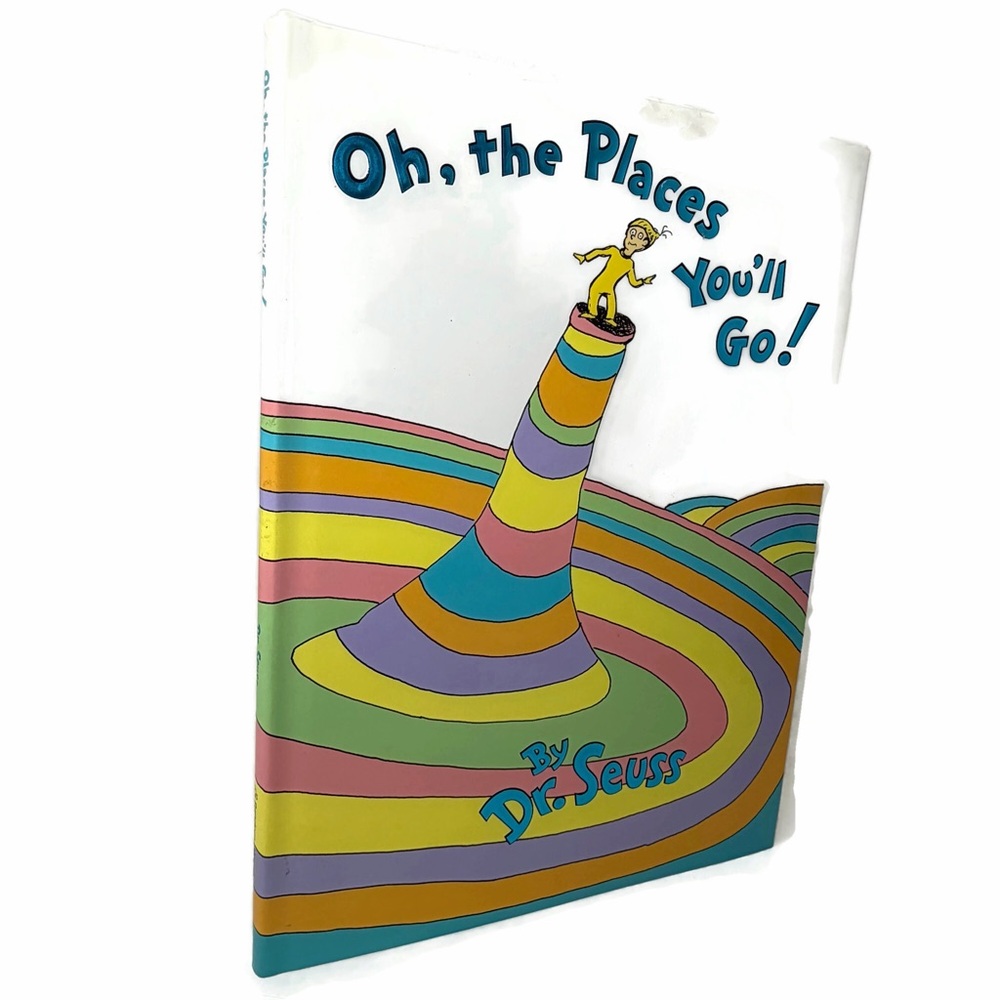Vintage 1990 Dr. Seuss Oh The Places You’ll Go Book